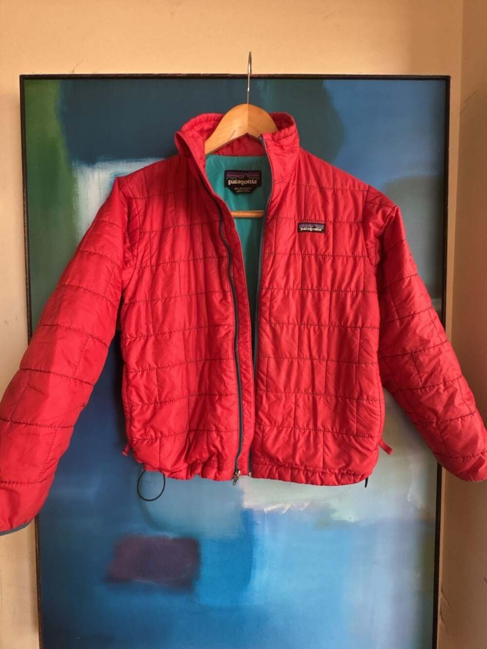 Patagonia Kids Puffer Jacket Size M 10 Red Primaloft